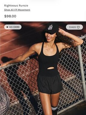 Free People Righteous Runsie - Size Large